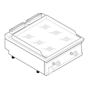 Πλατώ αερίου Tecnoinox FTC8G7/713041 Επαγγελματικός Εξοπλισμός Κουζίνας