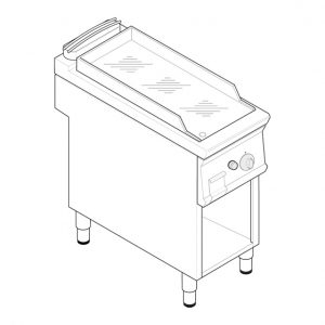Πλατώ αερίου Tecnoinox FTC4G7/713044 Επαγγελματικός Εξοπλισμός Κουζίνας