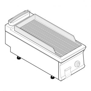 Πλατώ ηλεκτρικό Tecnoinox FTR4E7/716031 Επαγγελματικός Εξοπλισμός Κουζίνας