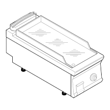 Πλατώ ηλεκτρικό Tecnoinox FTC4E7/716032 Επαγγελματικός Εξοπλισμός Κουζίνας