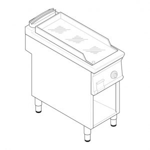 Πλατώ ηλεκτρικό Tecnoinox FTC4FE7/716039 Επαγγελματικός Εξοπλισμός Κουζίνας