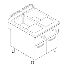 Βραστήρας ζυμαρικών ηλεκτρικός  Tecnoinox CP8FE7/716060  Επαγγελματικός Εξοπλισμός Κουζίνας